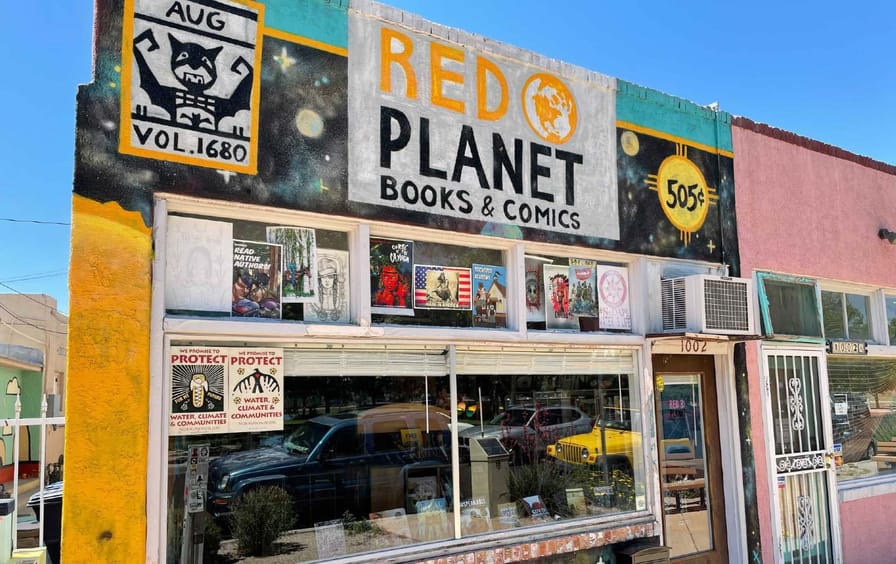 Red Planet Books and Comics in Albuquerque, New Mexico.