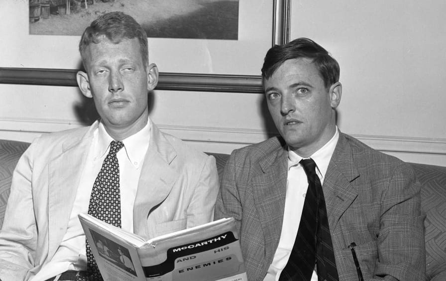 Brent Bozell and William Buckley in 1954.