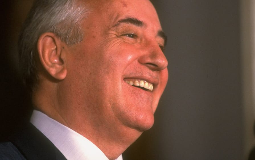 Soviet President Mikhail Gorbachev