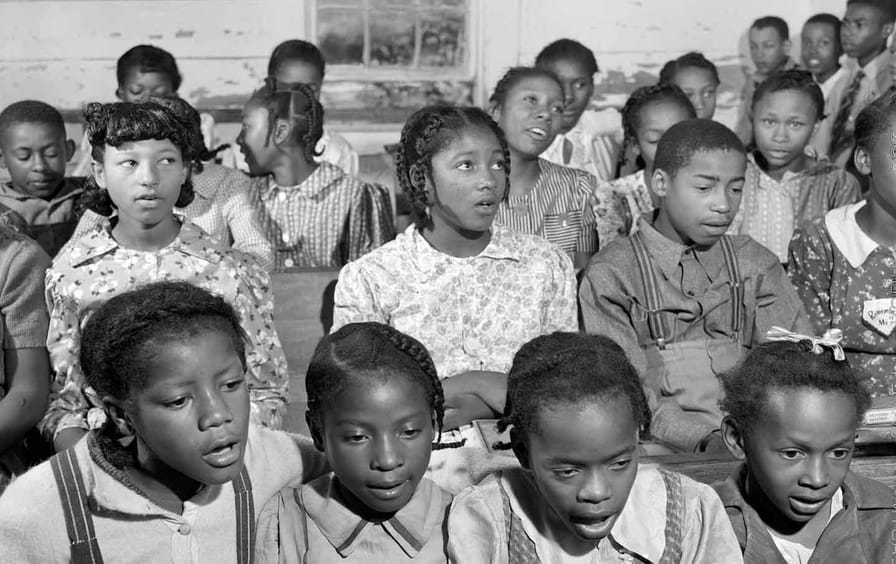 A classroom in Siloam, Georgia, 1941.