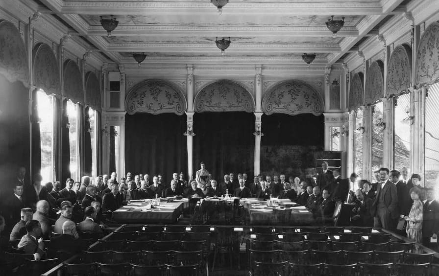 First League of Nations Meeting