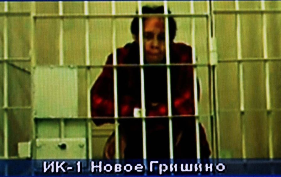 US basketball player Brittney Griner in a Russian prison