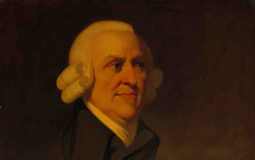 Portrait of Adam Smith (1723-1790), 1795. Found in the collection of the National Gallery of Scotland, Edinburgh.