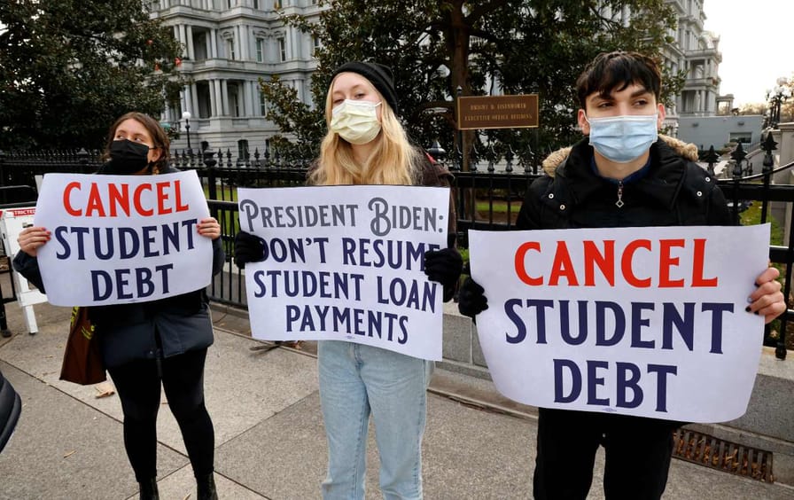 Student Loan Forgiveness Protest