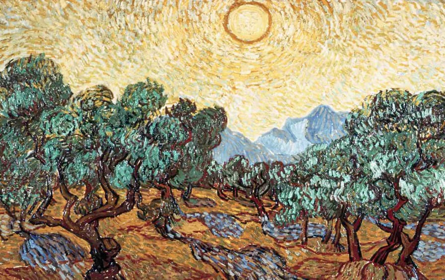 The Olive Trees by Vincent van Gogh