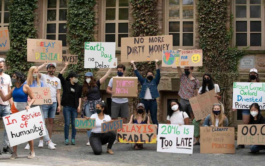 Divest Princeton Protest