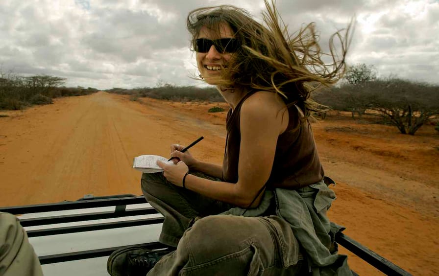 Anna Badkhen in Fonguja, Kenya, 2006