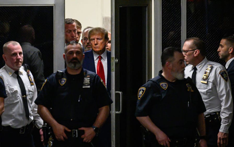 Trump Indictment Arrival