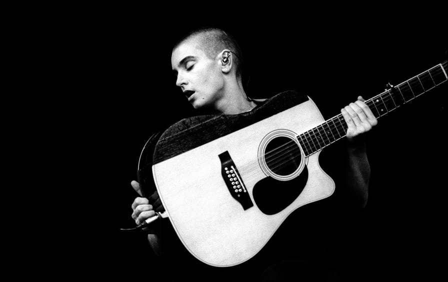 Sinead O'Connor performs on Rock Torhout, Torhout, Belgium, on July 7, 1990.
