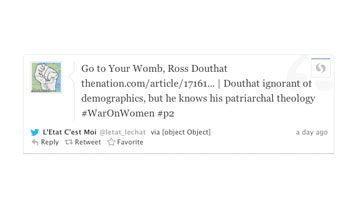 Comments of the Week: Birthrate Panic, Domestic Violence and the Democratic Party