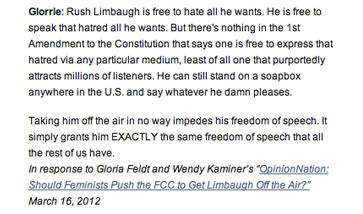 Comments of the Week: Limbaugh, Trayvon Martin and the Voting Rights Act