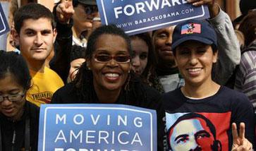 Obama Rallies Thousands at USC