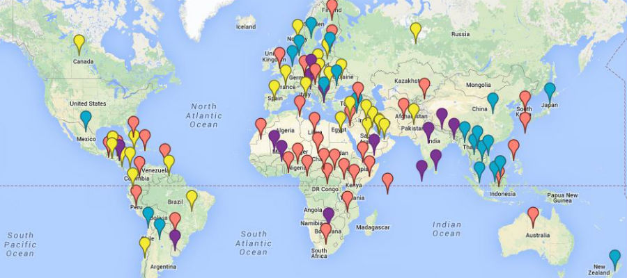 Us Military Map Of Us Military Bases Around The World