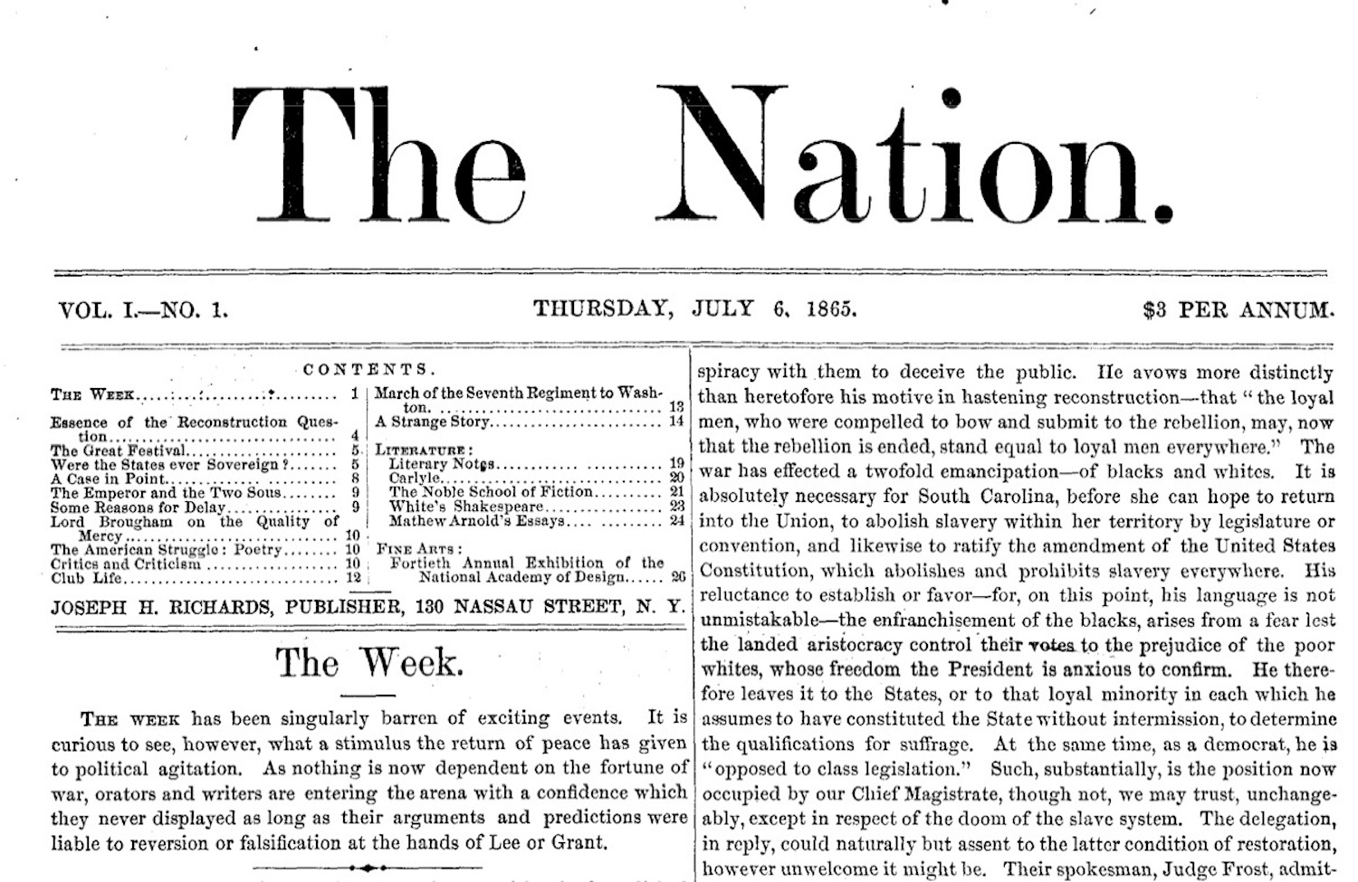 Introducing ‘The Almanac’: This Day in ‘Nation’ History