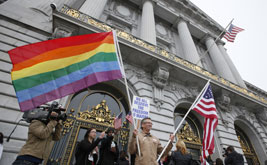 Gay Marriage Back On in California; Country Yawns