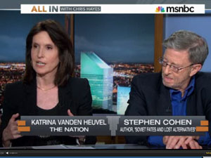 Katrina vanden Heuvel and Stephen Cohen: Building an Off-Ramp for Conflict in Syria
