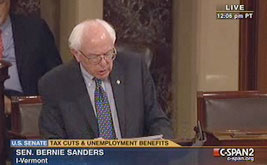Sanders ‘Filibusters’ Tax Deal for 8.5 Hours, Tells Senate: ‘We Can Come Up With a Better Proposal’