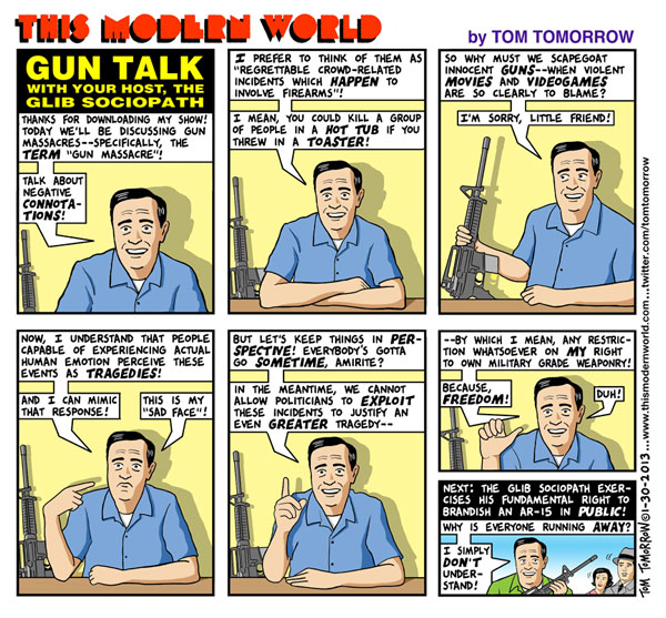 Gun Talk: With Your Host, the Glib Sociopath