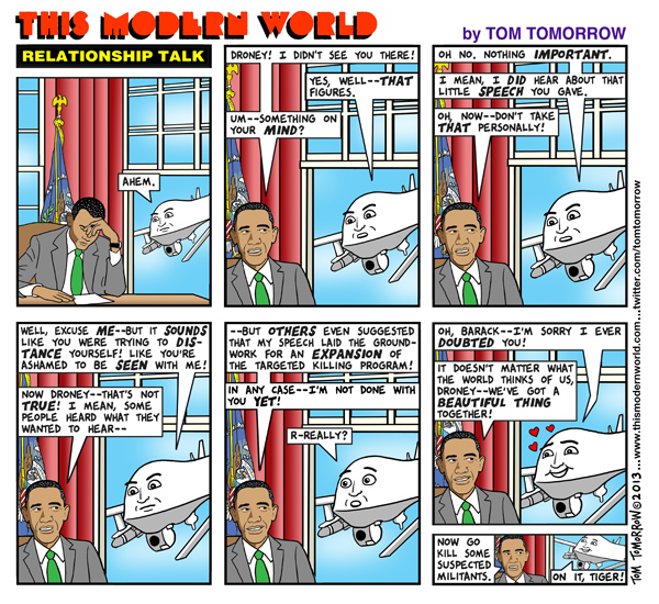 Can Talking Drones Trust Obama?