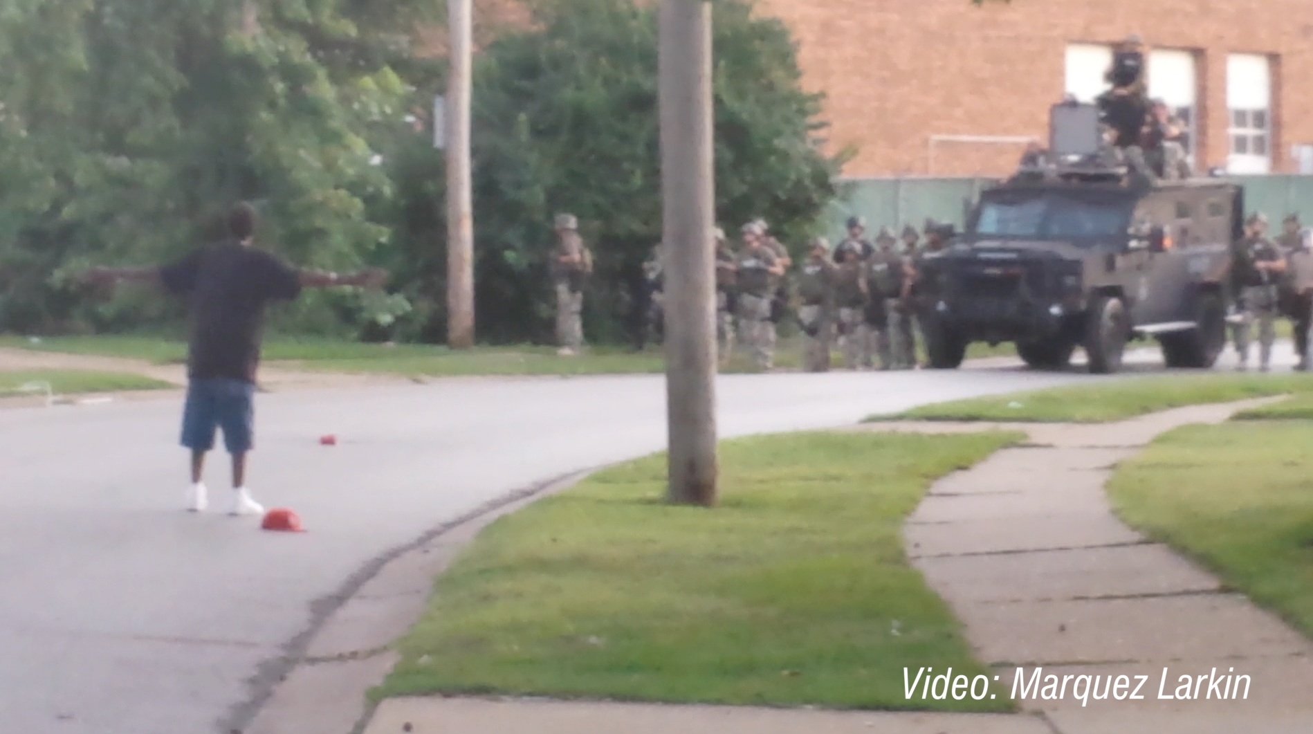 Exclusive Video: This Is How Police Treated Residents of the Apartment Complex Where Michael Brown Was Killed
