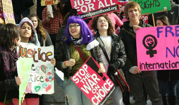 Students March for Abortion Rights