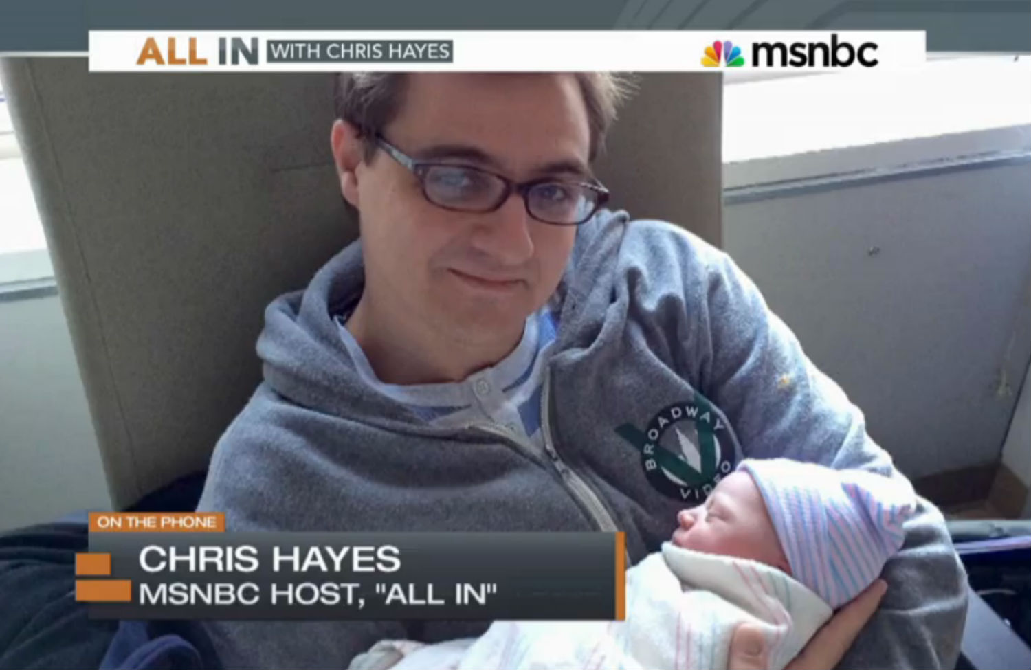 Chris Hayes on Paternity Leave: ‘Take Some Time With Your Frickin’ Kid’