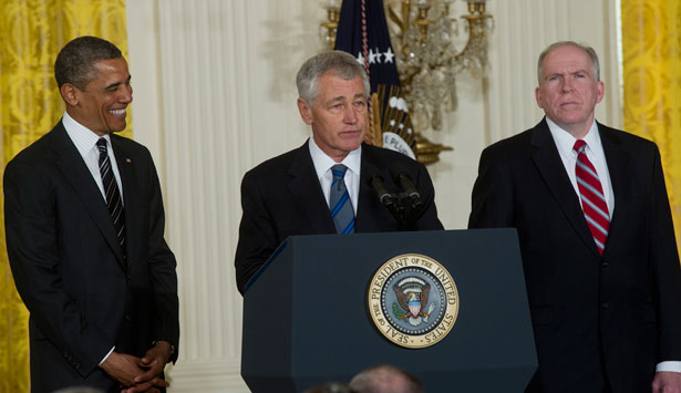 When the Great Judgment Call Came, Hagel Handed Bush a Blank Check