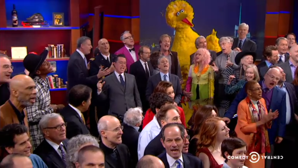 Watch The Colbert Report’s Triumphant Final Song