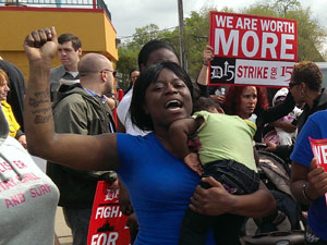 Fast Food Strike Wave Spreads to Detroit