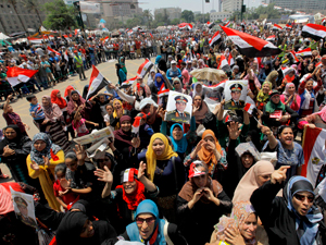 Women at Point Zero in Tahrir Square