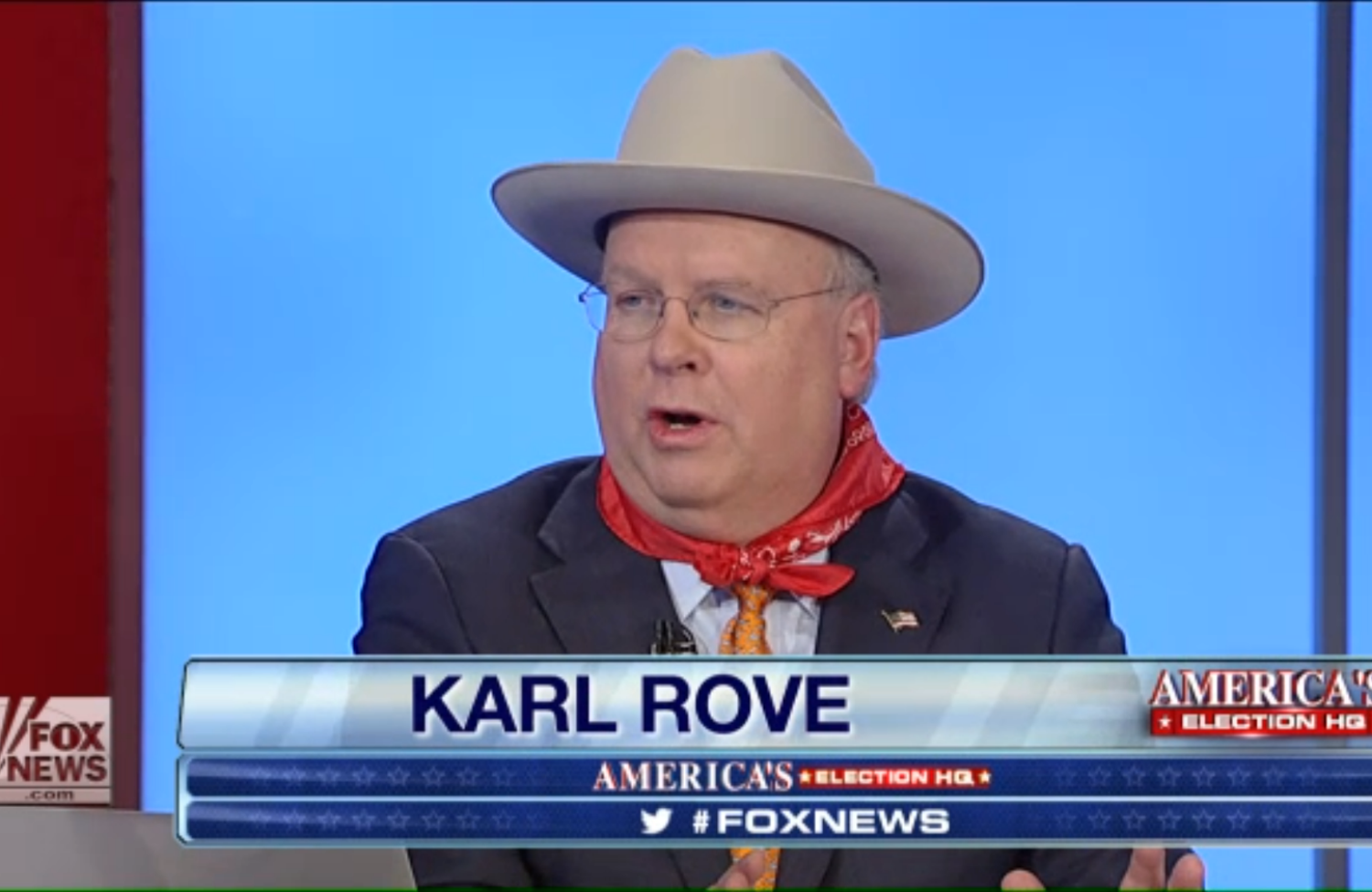 Last Night’s Consolation Prize: Seeing Karl Rove Earn His Nickname ‘Turd Blossom’
