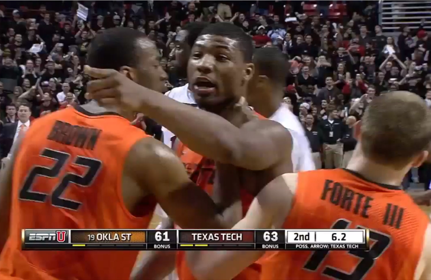 10 Points About College Hoops All-American Marcus Smart’s Pushing a ‘Fan’