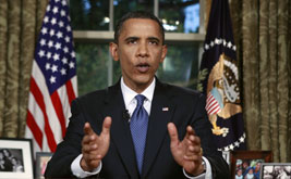 Obama Talks Tough On Oil Spill