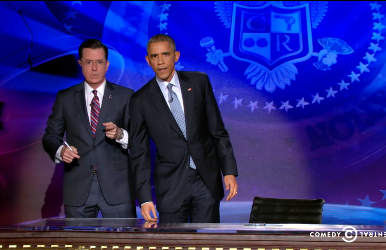 Obama Hijacks ‘The Word’ From Stephen Colbert
