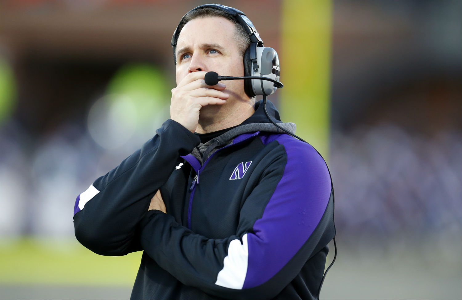 Why Is Northwestern Football Coach Pat Fitzgerald Playing the Union Buster?