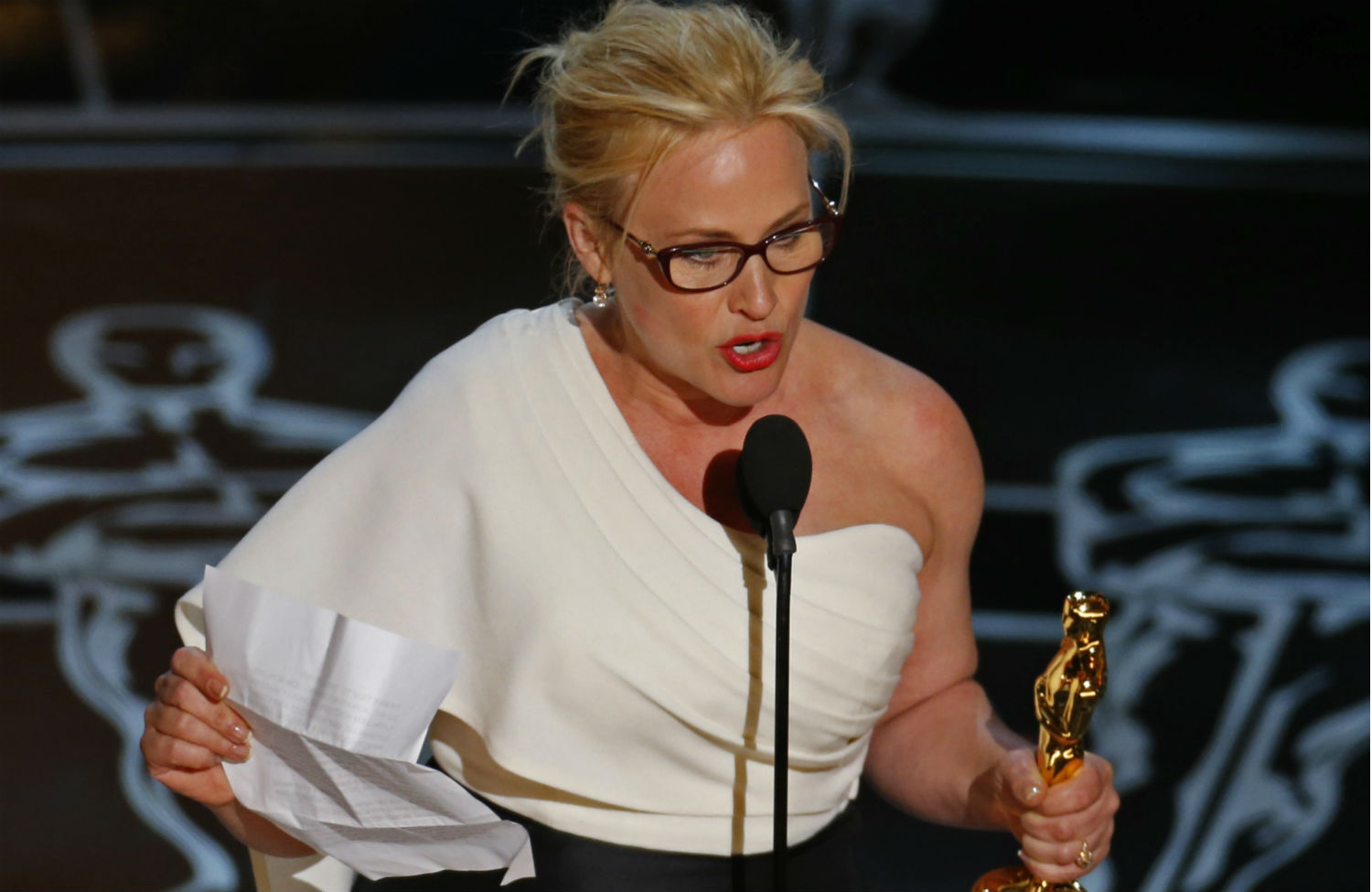 Patricia Arquette’s Equal Pay Message Needs a Drastic Rewrite