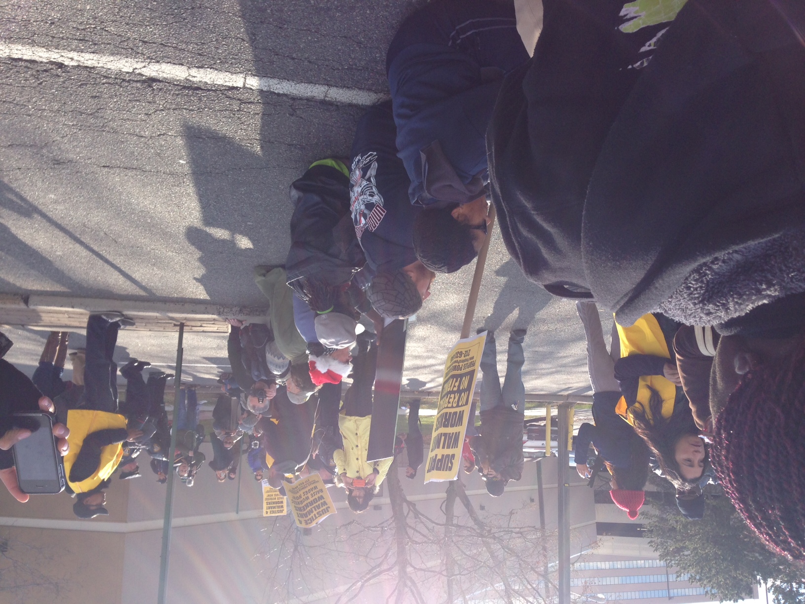 Activists Are Arrested Protesting Walmart’s Low Wages