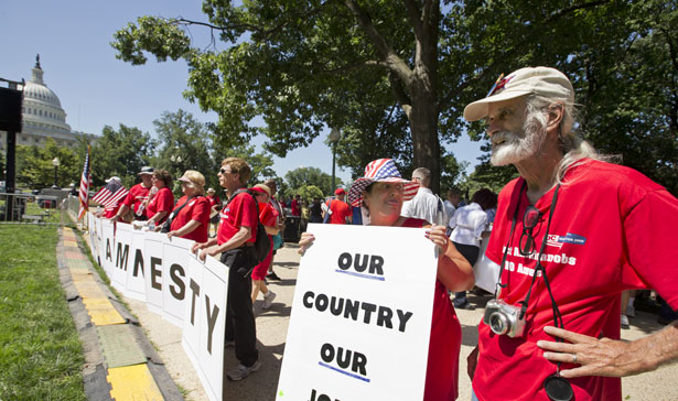 anti-immigration protest