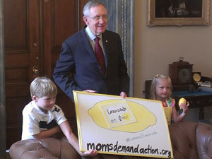 Harry Reid Expects the Senate Will Take Up Background Checks Before Midterms