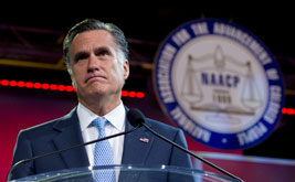 Romney’s Chilly Reception at the NAACP