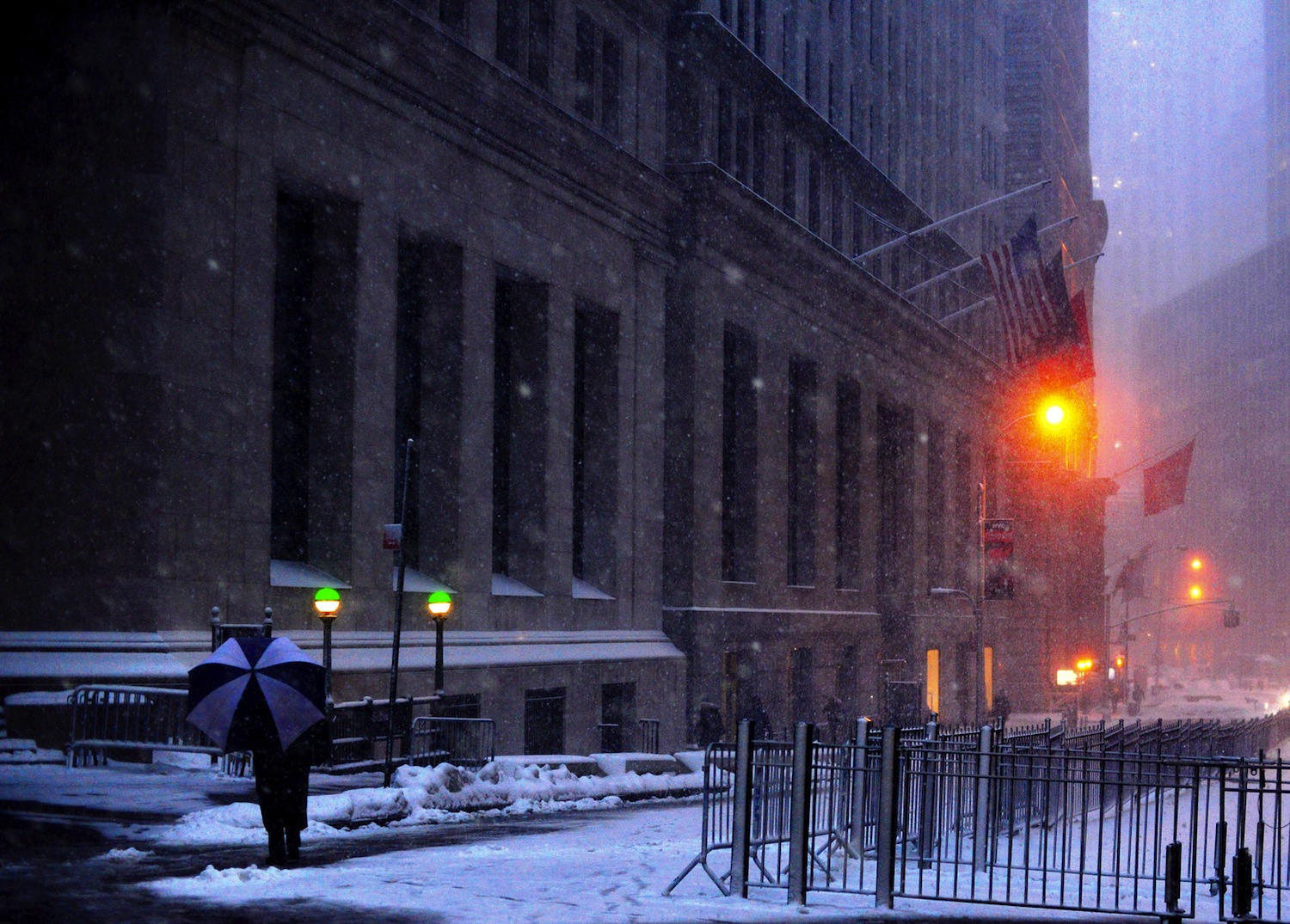 Storm Brews for de Blasio Over Snow