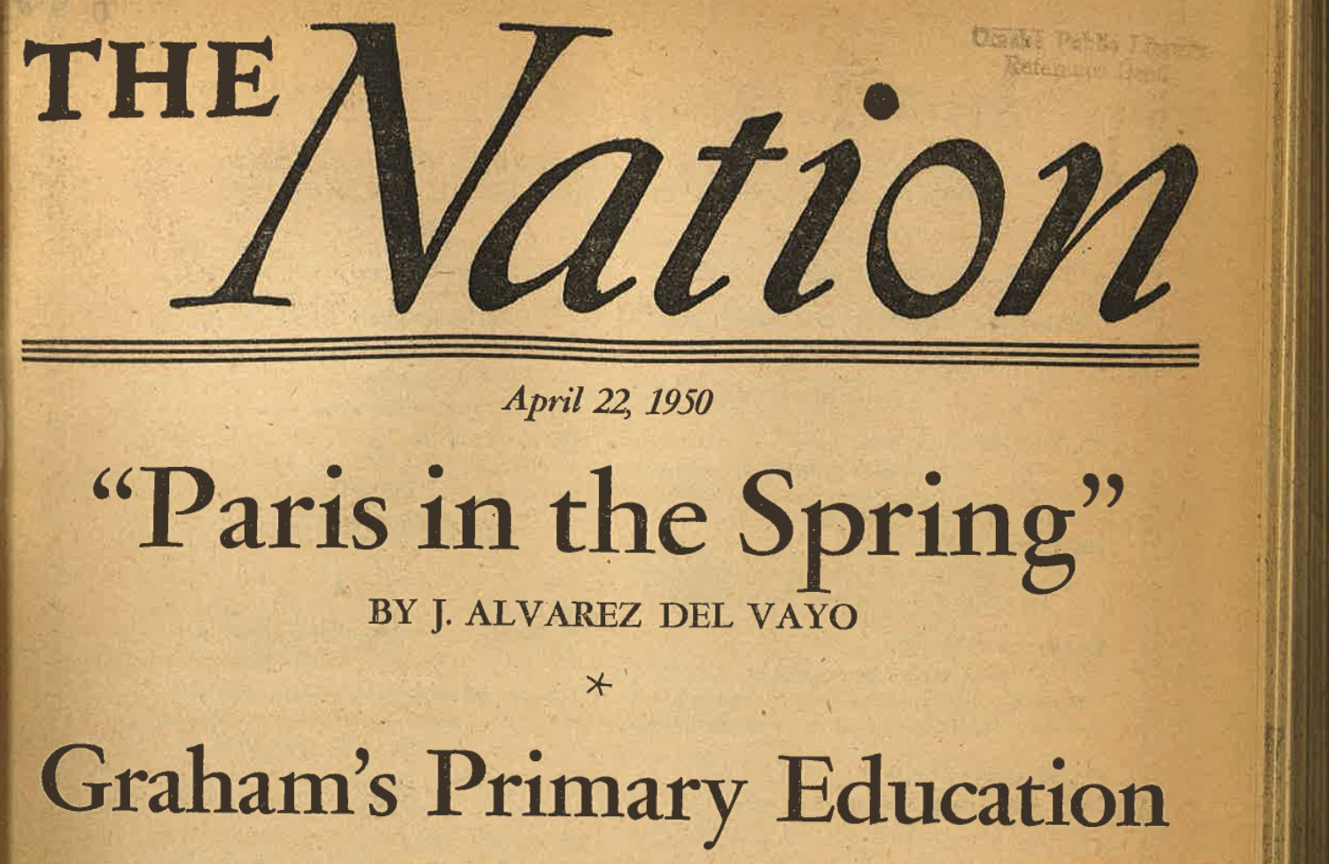 Come Explore the Treasure Chest That Is Our 1950 ‘Spring Books’ Issue