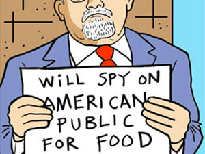 ‘Will Spy on American Public For Food’