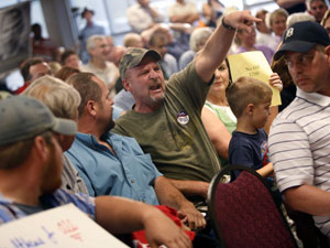 The Gums of August: How Angry Town Halls Mesmerize the Media and Distort Debate