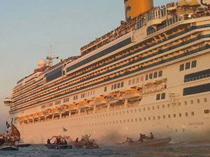 Venice Protest: ‘No to Big Cruise Ships!’