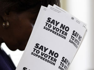 North Carolina’s Sweeping Voter Suppression Law Is Challenged in Court