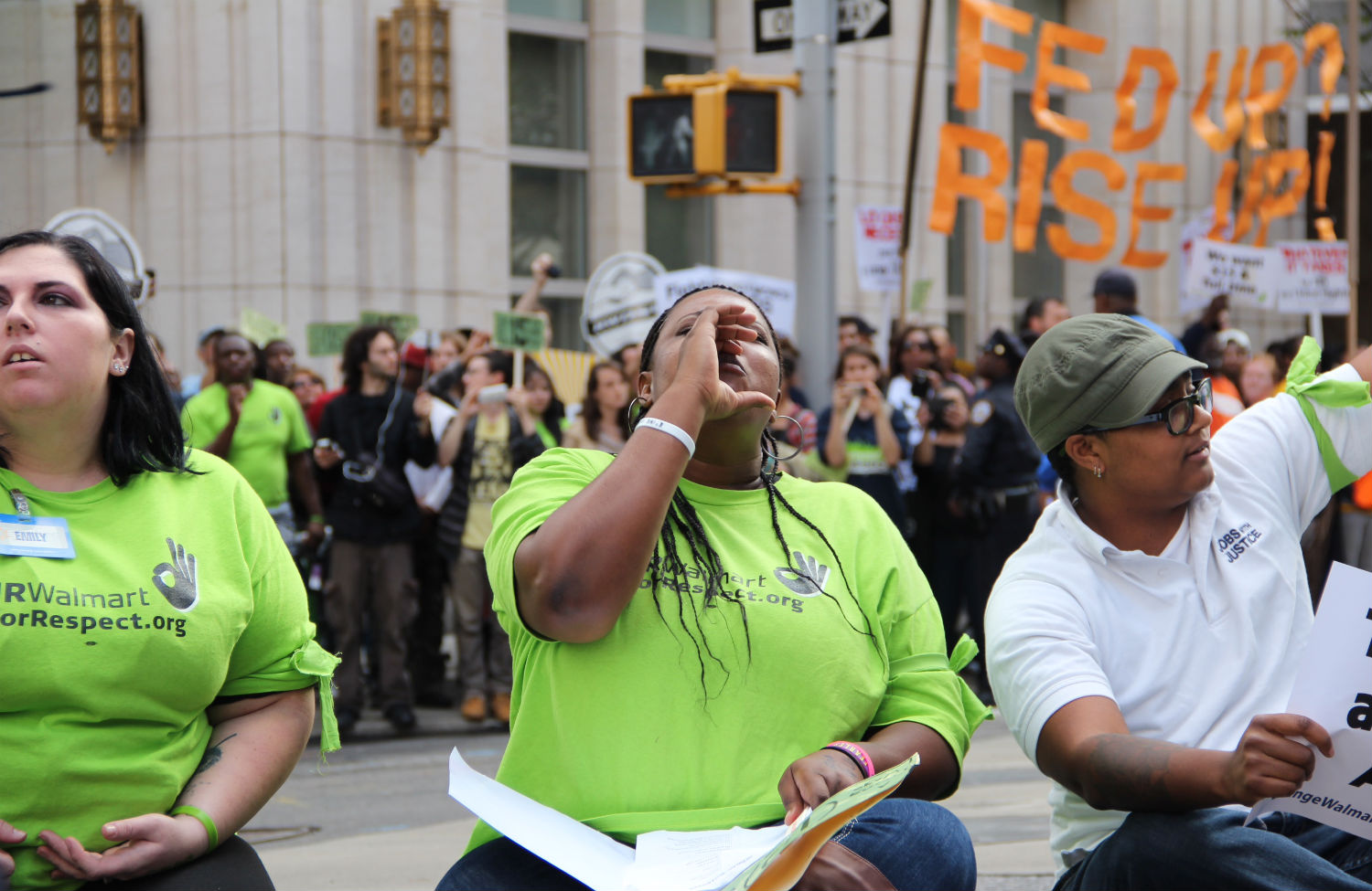 Workers Bring $15 Hourly Wage Challenge to Walmart