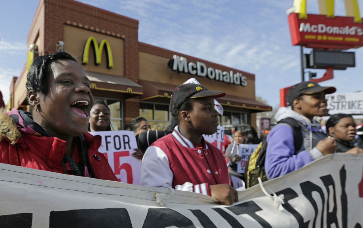 McDonald's protesters fight for 15