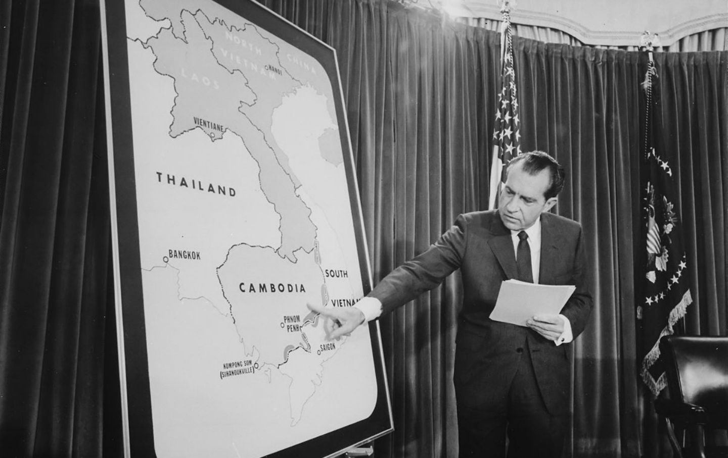 April 28, 1970: President Richard Nixon Approves a US Invasion of Cambodia