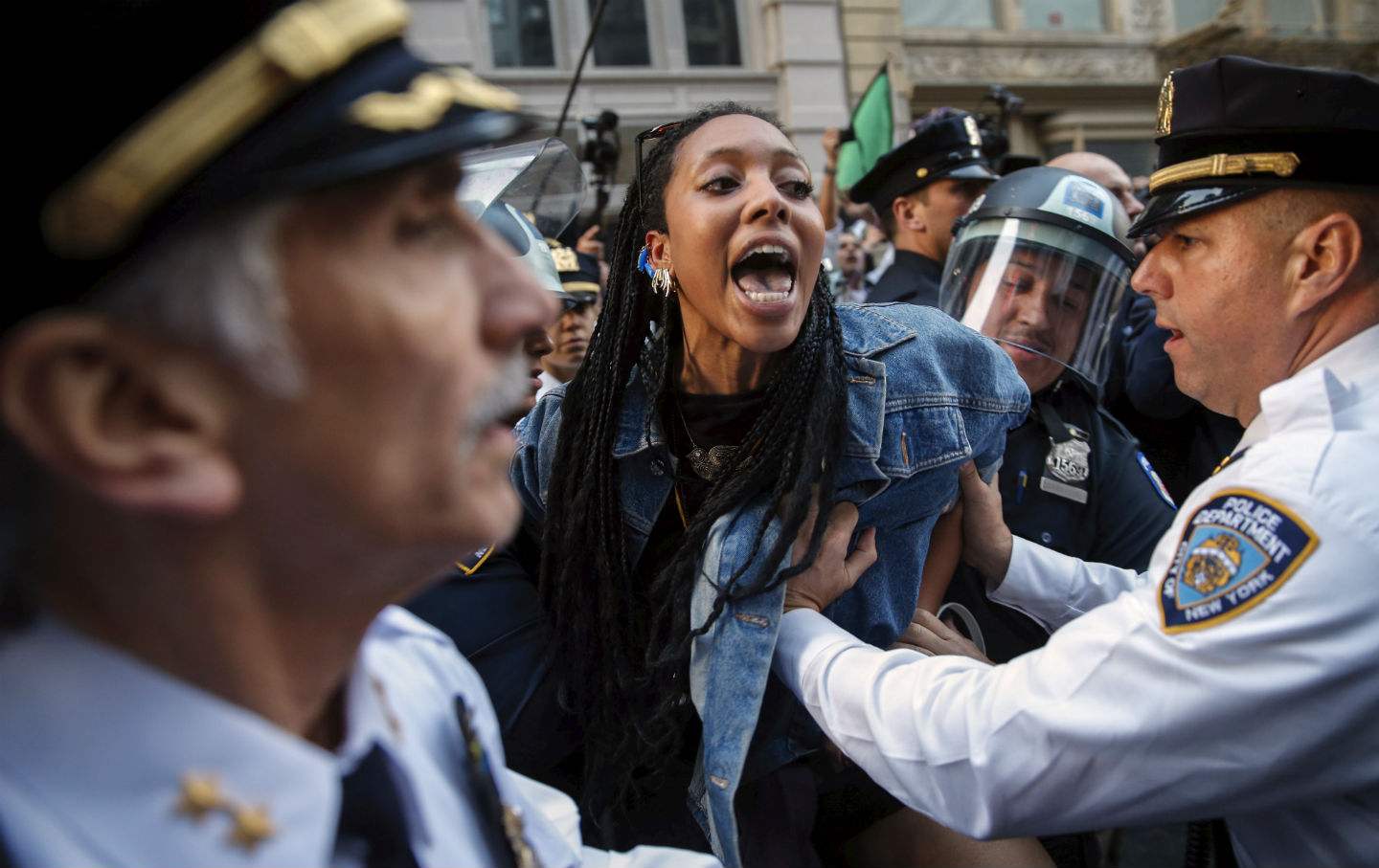 At Last Night’s Solidarity March, the NYPD ‘Came Out Swinging’